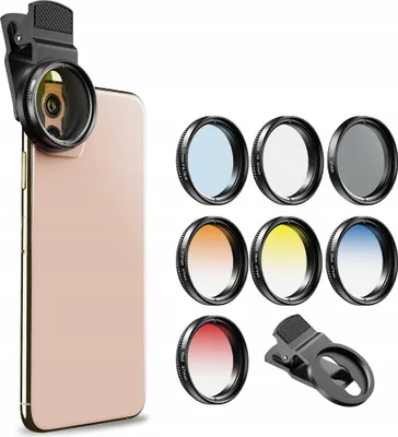 Zdjęcie produktu dla Zestaw Filtrów 7w1 APEXEL Filtry Filtr do Telefonu / APL-37UV-7G