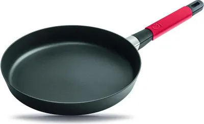 Produktbild von Gastrolux Squalit Induktion Flachrand Pfanne - 28cm - Rot 37128R
