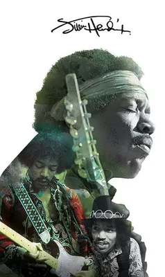 Productafbeelding van Jimi Hendrix - Double Exposure - 61x91,5 cm - Poster