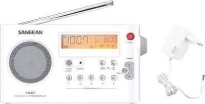 Produktbild von Sangean PR-D7, Tragbar, 87.5 - 108 MHz, 520 - 1710 kHz, LCD, 83.8 mm (3.3 "), 3.5 mm
