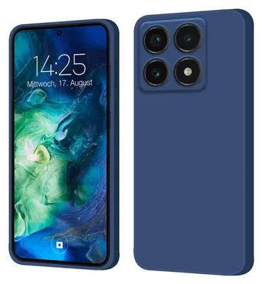 Produktbild von Hülle für Xiaomi 14T Pro Case Cover Bumper Smartphone Softgrip Schutzhülle Farbe: Lavendelblau