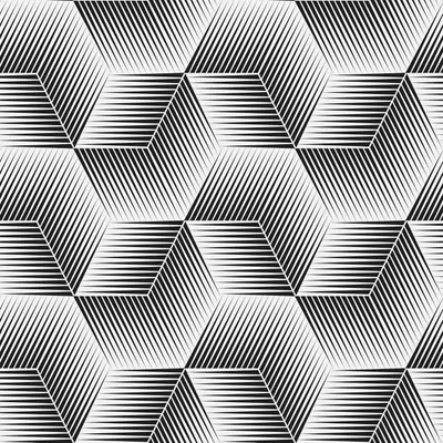 Obrázek produktu pro Lepicí fólie na nábytek a stěny 3D čtverce Samolepicí tapeta Vinyl 44,5 x 300 cm