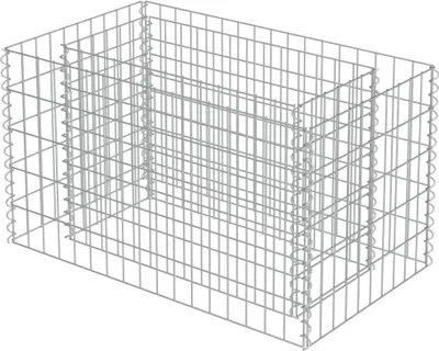 Produktbild von vidaXL Gabionen-Hochbeet Verzinkter Stahl 90×50×50 cm