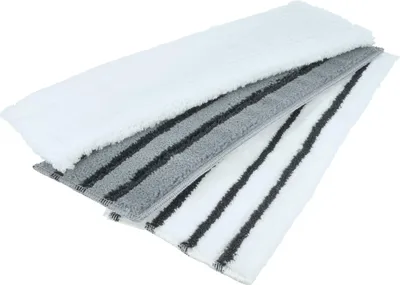 Produktbild von vhbw 3x Wischbezug kompatibel mit Kärcher SC 5 EasyFix Iron Plug Dampfreiniger - 1x Soft-Bodentuch, 1x Power Scrub-Pad, 1x Scrub-Pad