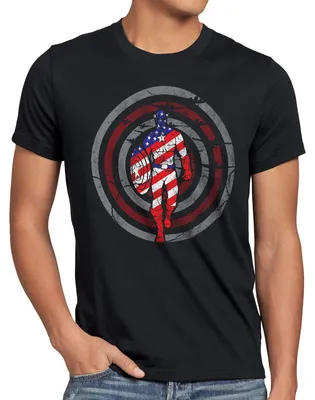 Produktbild von style3 Captain USA Herren T-Shirt