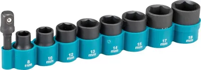 Produktbild von Makita B-54651 Steckschlüssel-Set 9-tlg. 3/8
