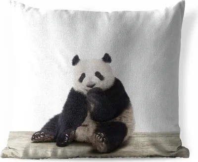 Produktbild von MuchoWow® Outdoor Kissen - Panda - Tiere - Jungen - Mädchen - Pandabär - 50x50 cm - Wetterfest - Lounge Kissen - Komfortabel - Kissen mit Bild