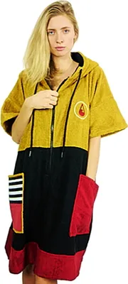 Produktbild von WAVE HAWAII Strandponcho, Poncho / Ponchino, Bamboo Zipper Ponchino "Dusty", Größe M,