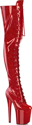 Produktbild von FLAMINGO-3020GP Damen Boots von Pleaser, Rot  , EU 37, US 7