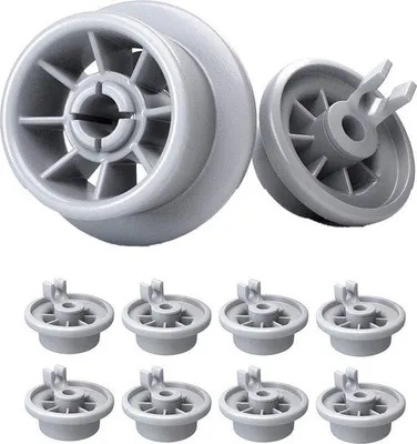 Zdjęcie produktu dla Wkład do zmywarki do modeli Siemens i Neff – XSL-03 – 8 sztuk – metal – szary