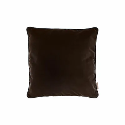 Produktbild von Blomus Kissenbezug Velvet, Kissenhülle für Kopf- oder Sofakissen, Baumwolle, Espresso, 40 x 40 cm, 66555