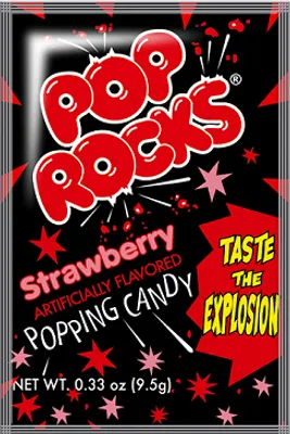 Produktbild von Pop Rocks Strawberry (Karton mit 24)