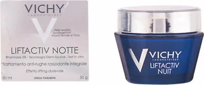 Image de Crème de nuit anti-rides Vichy Liftactive Nuit Raffermissante (50 ml)