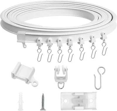 Immagine prodotto di Binario per tende da 3 metri con rotelle silenziose, da montare a soffitto