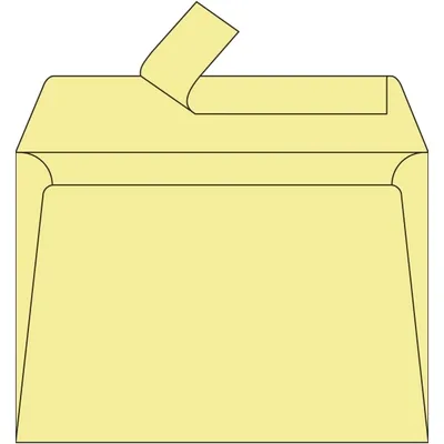Obrázok produktu pre Clairefontaine 5456C, C6 (114 x 162 mm), Žltá, C6 (114 x 162 mm), Papája, 120 g/m², 20 kusov