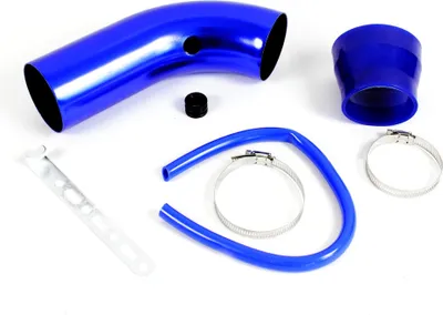 Produktbild von Air Intake Kit Sport Blau 3'' 76mm 2,5" 64mm Silikonverbinder Schellen universal