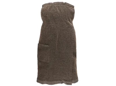 Produktbild von Sauna Kilt Kenno | Sarong 85x145cm | unisex | schwarz beige