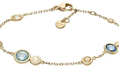 Produktbild von Skagen Sofie Sea Glass Damen Gold-Ton Edelstahl Armband, SKJ1896710