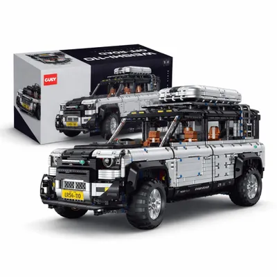 Produktbild von Guly Offroad SUV 1:8 Klemmbaustein Geländewagen 5268 Teile V8 Motor Federung RC optional Technik Modell kompatibel