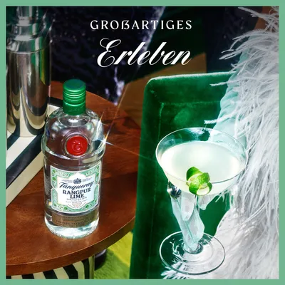 Produktbild von Tanqueray Rangpur Lime, Destillierter Gin, 41,3% vol, 700ml Einzelflasche