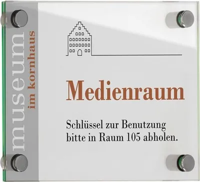 Produktbild von GALERIE Türschild DIN A5, Format: 148x210 mm + 4 Halter i7326