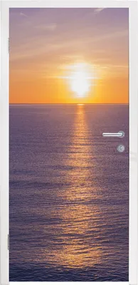 Produktbild von MuchoWow® Türtapete Selbstklebende Türfolie Frankreich - Meer - Sonne 90x235 cm Türposter Türaufkleber Klebefolie Türklebefolie - XXL-Plakaten - Foster für Türen - Aufkleber