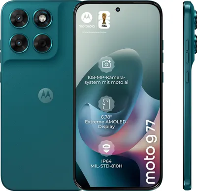 Produktbild von Motorola moto g77 17,3 cm (6.8") Hybride Dual-SIM Android 16.0 5G USB Typ-C 8 GB 256 GB 5200 mAh Grün