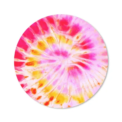 Produktbild von MuchoWow® Mauspad Mousepad Krawattenfärbung - Rosa - Lila 30x30 cm - Mousepads - Maus Mat - Pad - Mausunterlage - Tischunterlage - Schreibtischmatten