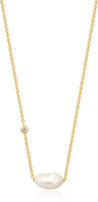 Image de ANIA HAIE N019-02G Collier pour dames avec perles de sagesse, réglable
