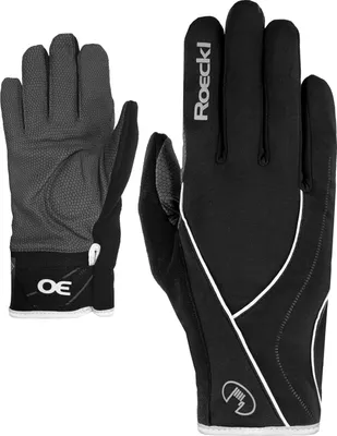 ROECKL Unisex Laikko Langlaufhandschuhe in schwarz / weiß
