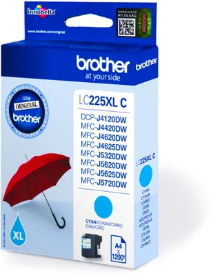 Produktbild von Brother LC225XLC Tintenpatrone