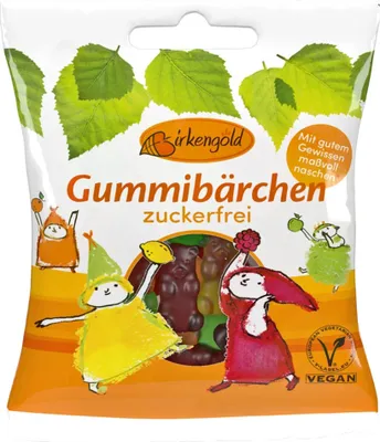 Produktbild von Xylit Gummibärchen - zuckerfrei 50g