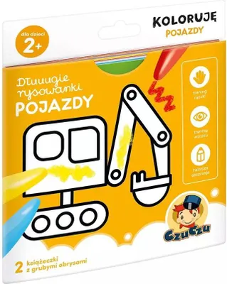 Produktbild von CzuCzu Dłuuugie rysow.Pojazdy Koloruję 2+ 01065