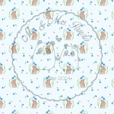 Produktbild von Mr. & Mrs. Panda Badeanzug Hase Blume Größe XS - Blau - Geschenk, Kaninchen, Taufe, Ostern, Geburtstag, Geburt, Damenbadeanzug, Damen-Einteiler, Schwangerschaft, Swimsuit