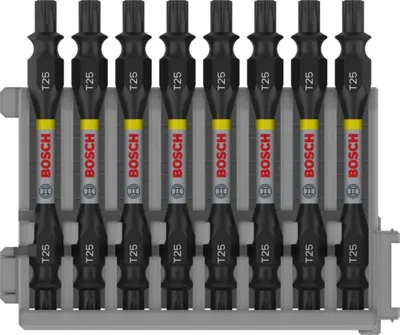 Image de Embout de vissage PRO Impact à double lame et Pick and Click, T25, 65 mm, 8 pièces