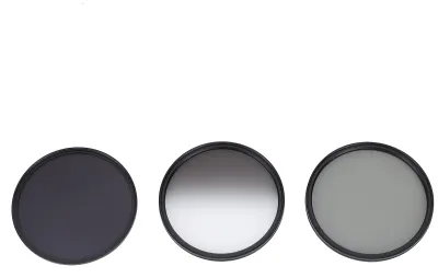 Produktbild von 3-in-1-Kamerafilter-Set, ND8, CPL, GND-Set, Ersatz, neutrale Dichte, zirkular polarisierend, abgestuft, ND, 77 mm/3,0 Zoll