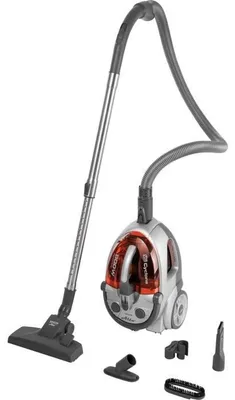 Produktbild von Sencor SVC 730 RD EUE2 Beutelloser Staubsauger, 800 Watt, , Teppichreinigungsklasse C, Hartbodenreinigungsklasse A, Cyclon-Filter, HEPA-Filter, Zubehör im Gerät