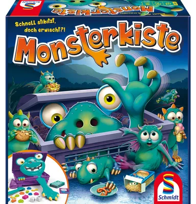 Produktbild von Schmidt Spiele Kinderspiel Wettlaufspiel Monsterkiste 40673