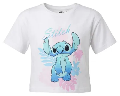 Produktbild von Disney Stitch Kinder Mädchen T-Shirt Kurzarm Shirt - 98, Weiß
