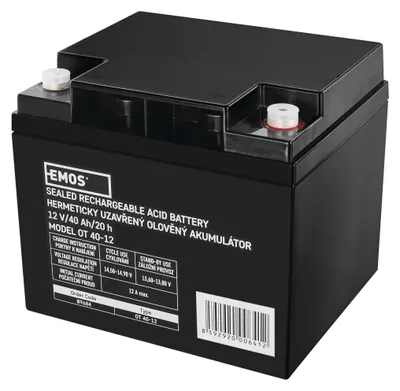 Bezúdržbový olověný akumulátor 12 V/40 Ah M6