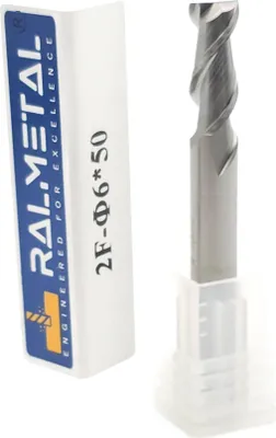 Productafbeelding van VHM-frees, 2 sneden, 6 x 15 x 50 mm, 45 HRC