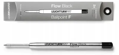 Produktbild von Leuchtturm1917 Mine Schwarz F 2 Stück
