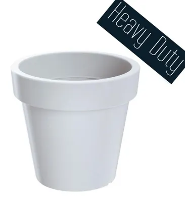 Image de Květináč LEXO ROUND 60 cm - barva: bílá