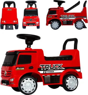Immagine prodotto di Mercedes - Benz Antos Camion di spinta con funzioni sonore e luminose - Rosso