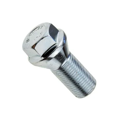 Zdjęcie produktu dla Śruba koła M14x1.25, długość gwintu: 24 mm, kołnierz stożkowy, łeb krótki, SW17