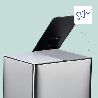 Produktbild von Küchenabfalleimer mit dualem 15-Liter-Geruchsfiltersystem
