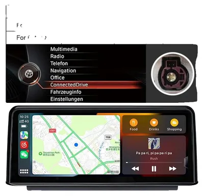 Obrázek produktu pro Autorádio, dotykový displej, podpora duálního systému, kompatibilní s modely BMW X5 F15 a X6 F16 (roky výroby 2014-2018), systém NBT, podpora Carplay
