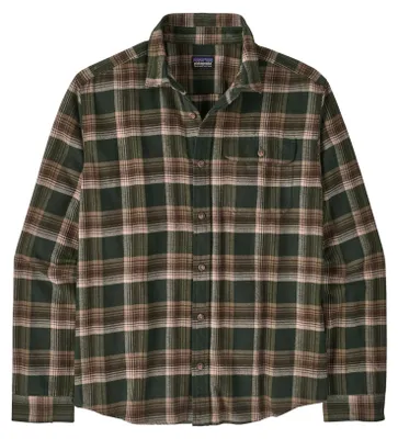 Zdjęcie produktu dla Patagonia, koszula flanelowa damska z długim rękawem, model Fjord, seria Cozy Cabin, kolor Treeline, rozmiar L
