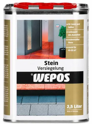 Produktbild von WEPOS Steinversiegelung 2,5L | Farbvertiefender Schutz für Naturstein