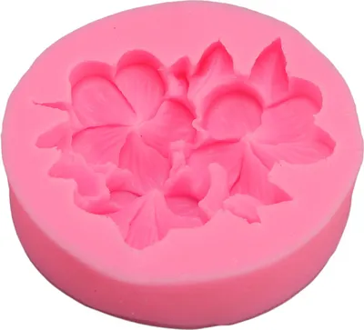 Image de Modèle de bougie Plumeria, fleur en silicone alimentaire pour travail manuel